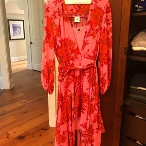 Beautiful pink flowered dress